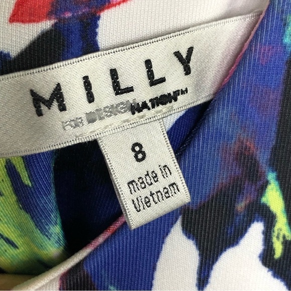 Milly X Design Nation Rosabella fit and flare floral print mini dress - Picture 5 of 13